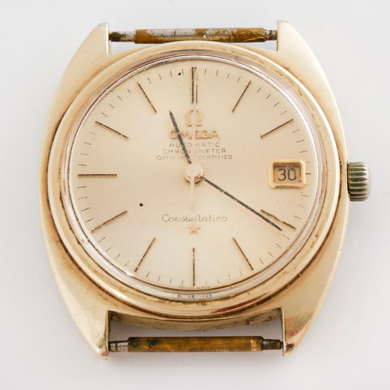 OMEGA, Constellation, Chronometer, wristwatch, 35 x 33 (40) mm.