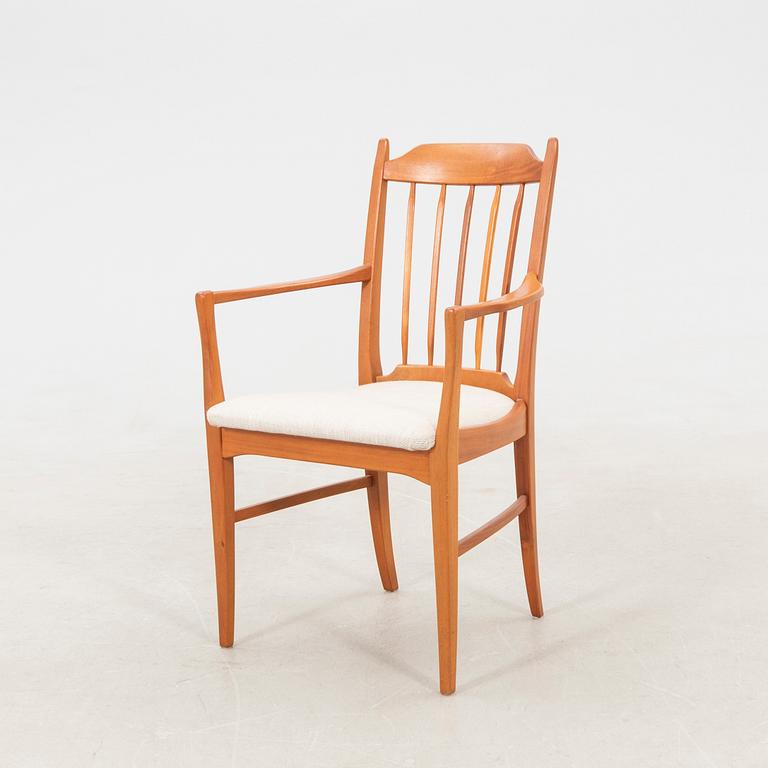 Carl Malmsten, skrivbord och karmstol "Nya Guldheden" Åfors möbelfabrik.