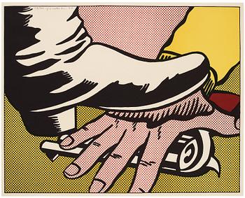 397. Roy Lichtenstein, "Foot and hand".