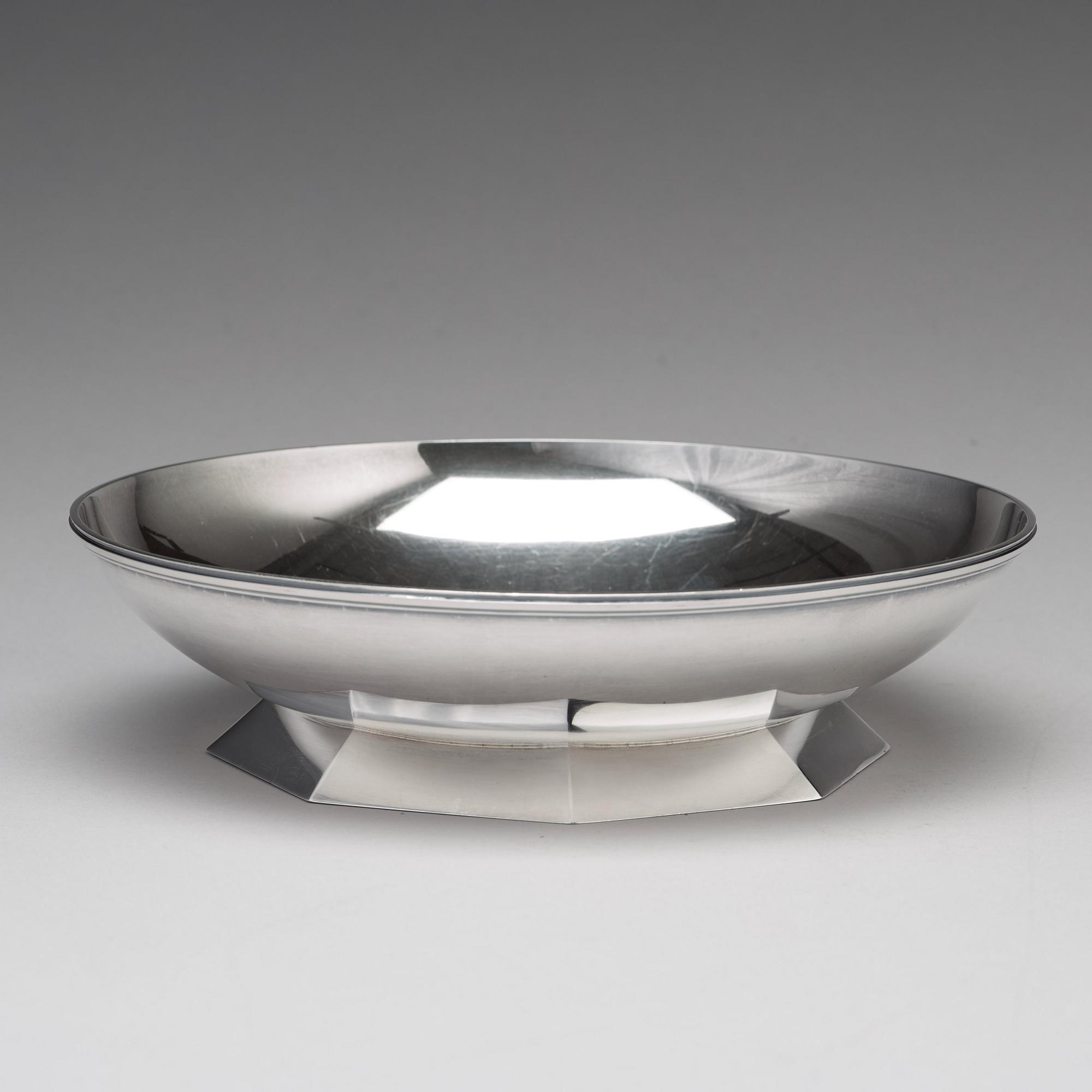 Wiwen Nilsson, skål, "Kungaskålen", Lund 1952, sterling.