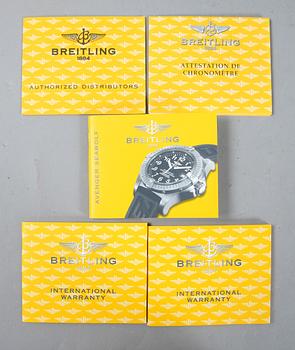 HERRARMBANDSUR, Breitling Avenger Seawolf Chronometer, i originalask.