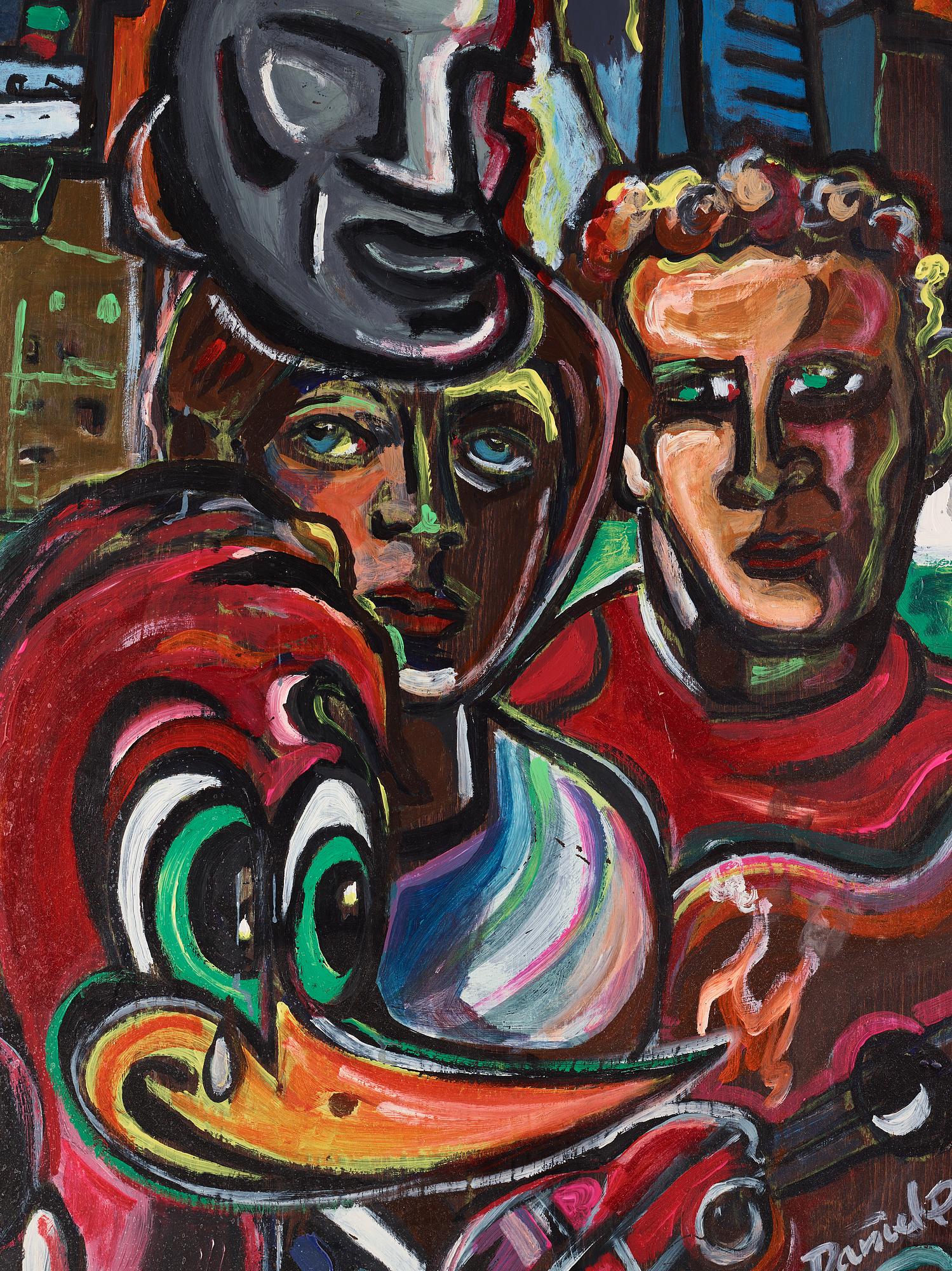 SVEN-ARNE HÖKENSTRÖM, olja på pannå, signerad.