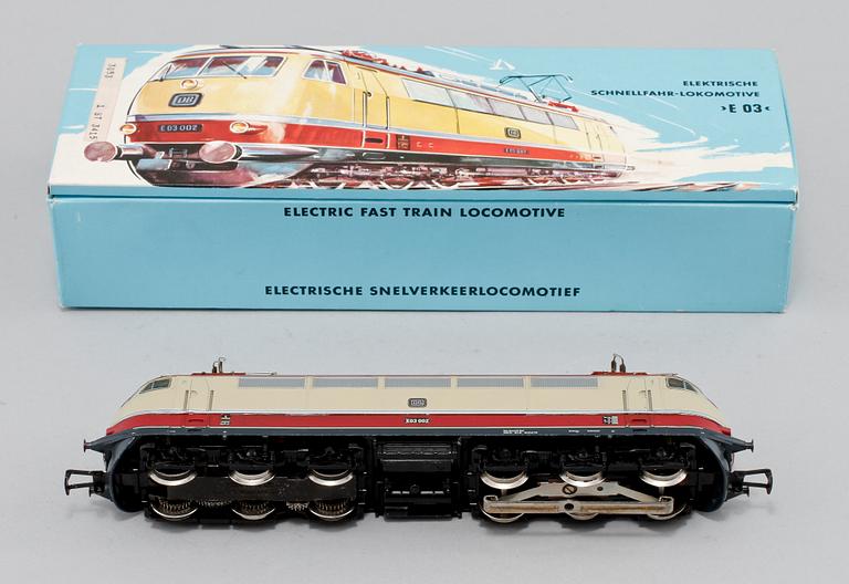 LOK, "E03 002 DB", Märklin, Västtyskland, 1900-talets andra hälft.