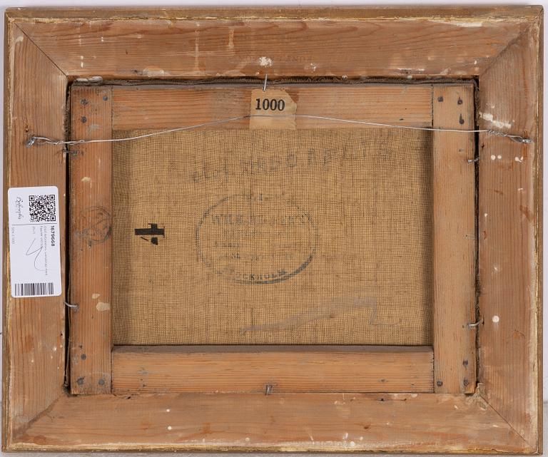 Olof Arborelius, Landscape with figures by a lake.