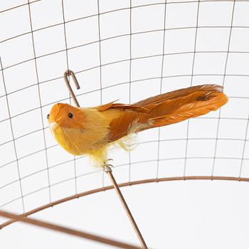 Mathieu Challières, a ceiling lamp, "Suspension Demi-Grande Volière", Challières, France.