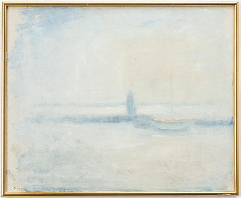 Gustav Rudberg, "Solbris över Hven".