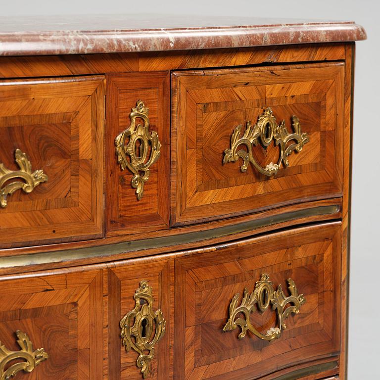 Byrå, Parisarbete, 1700-talets mitt, Louis XV.