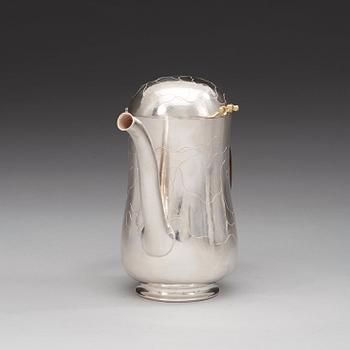 OLLE OHLSSON, kaffekanna, Stockholm 2003, sterling.
