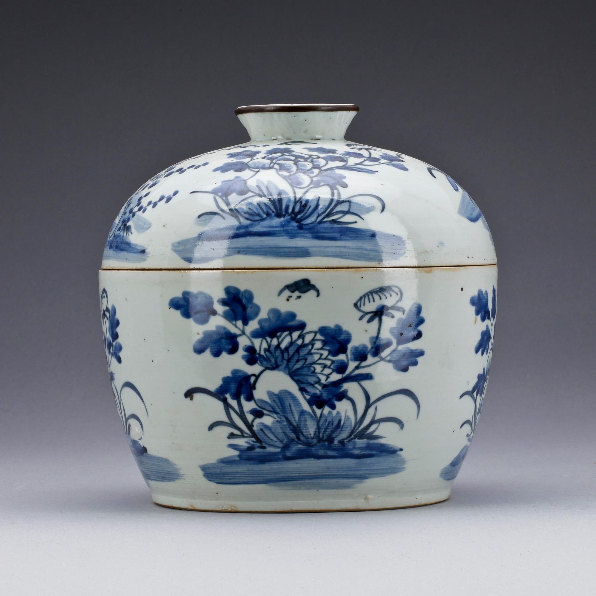 LOCKSKÅL, porslin, 1800/1900-tal, Kina.