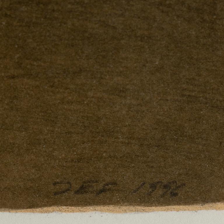 JOHN-E FRANZÉN, lithograph in colours, 1996, signed PT.