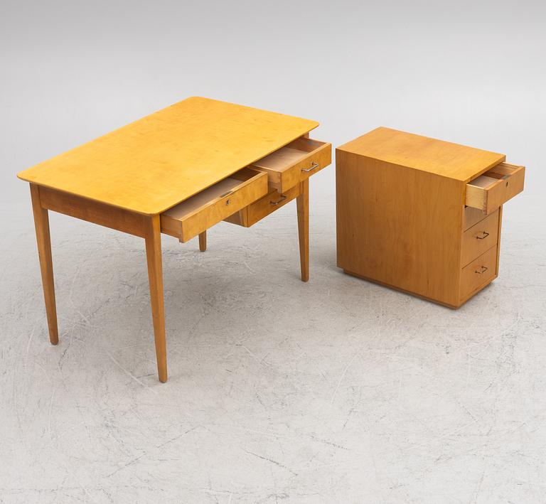 A 1940's/50's desk,.