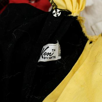 BARBIEDOCKOR, 4 st. Mattel, 1960-tal.