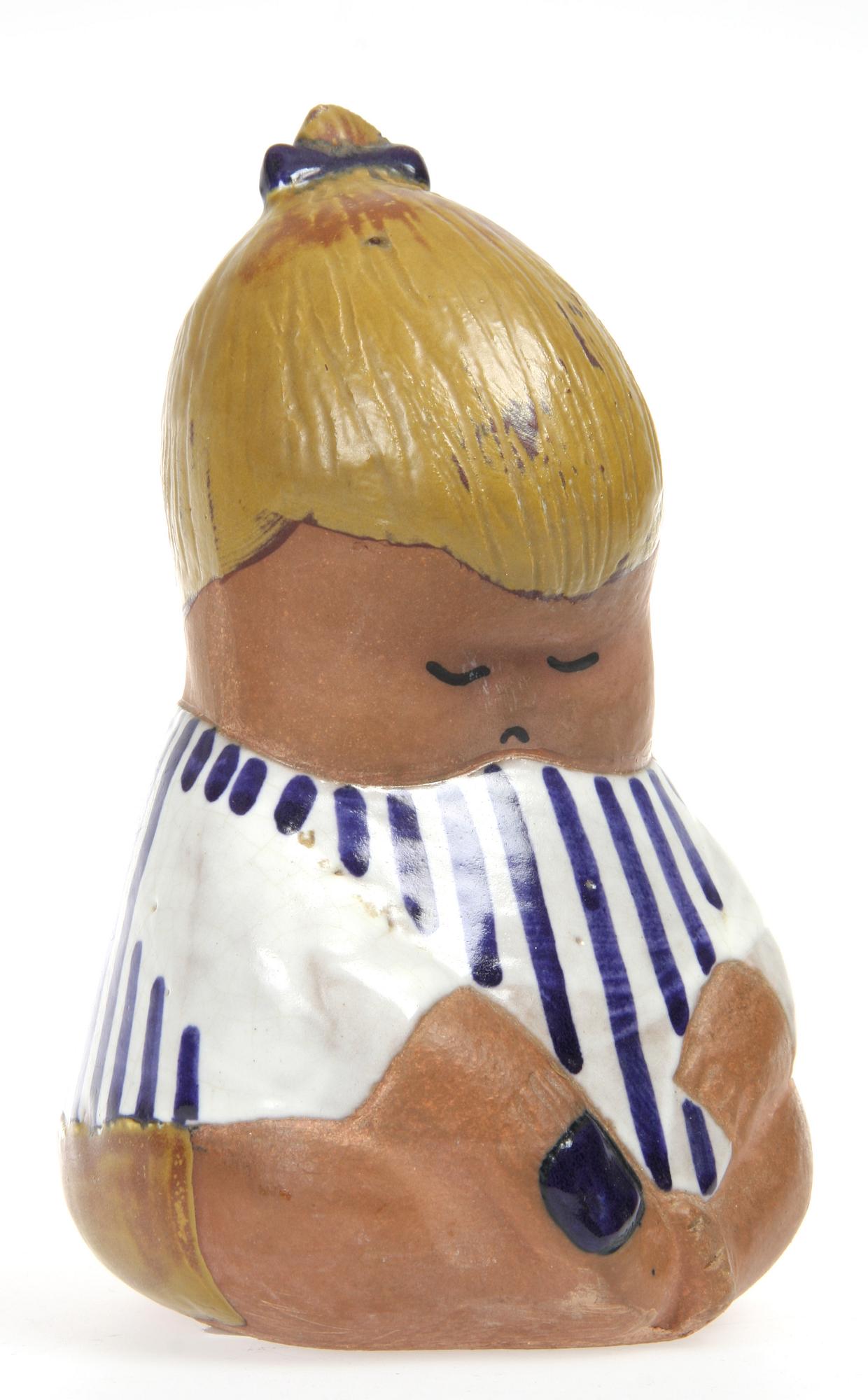 FIGURINER, 2 st, stengods, Lisa Larson. Gustavsberg.