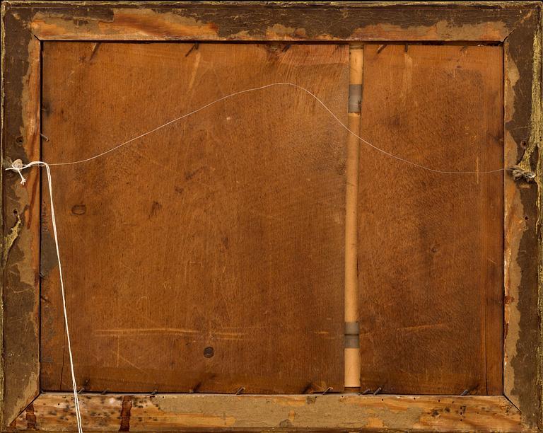 JOHN MOORE OF IPSWICH, oil on canvas, signerad J Moore.