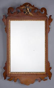 245. An English 18th century mirror.