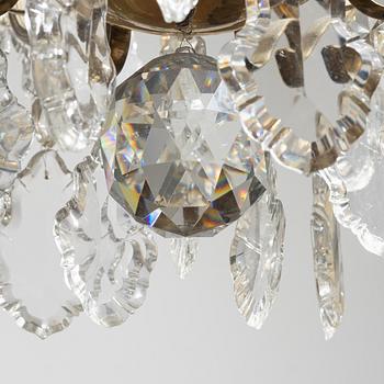 A chandelier, Rococo style, mid-20th century.