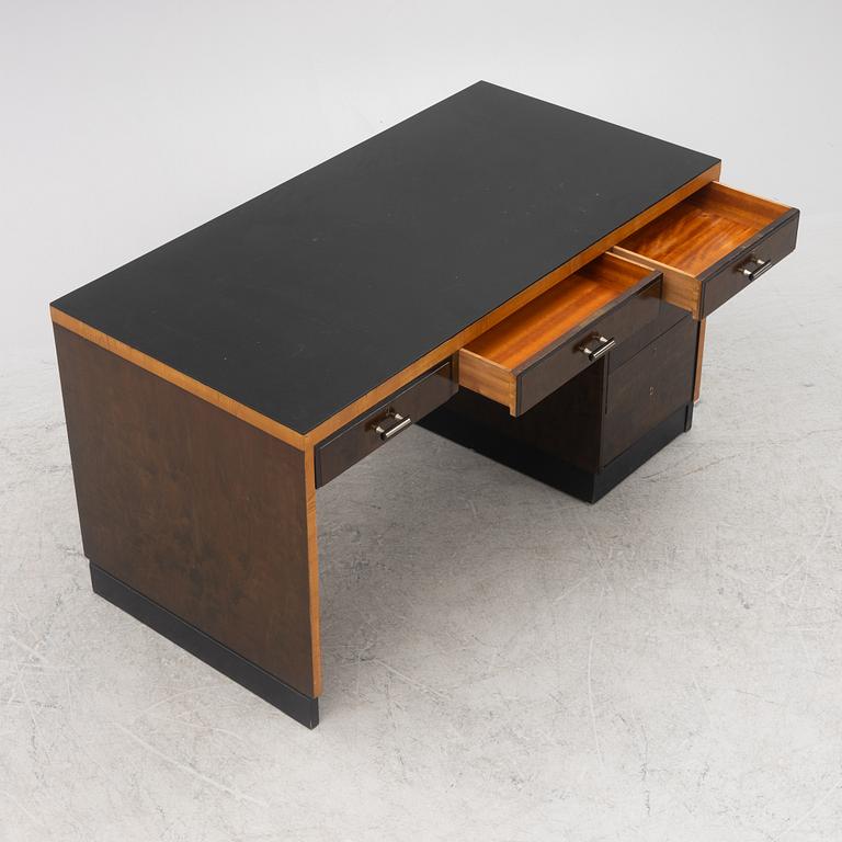 Desk with a chest of drawers, 1930s.