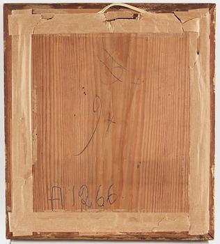 AKVARELLER, nio stycken. Okänd konstnär, Qingdynastin, 1800-tal.