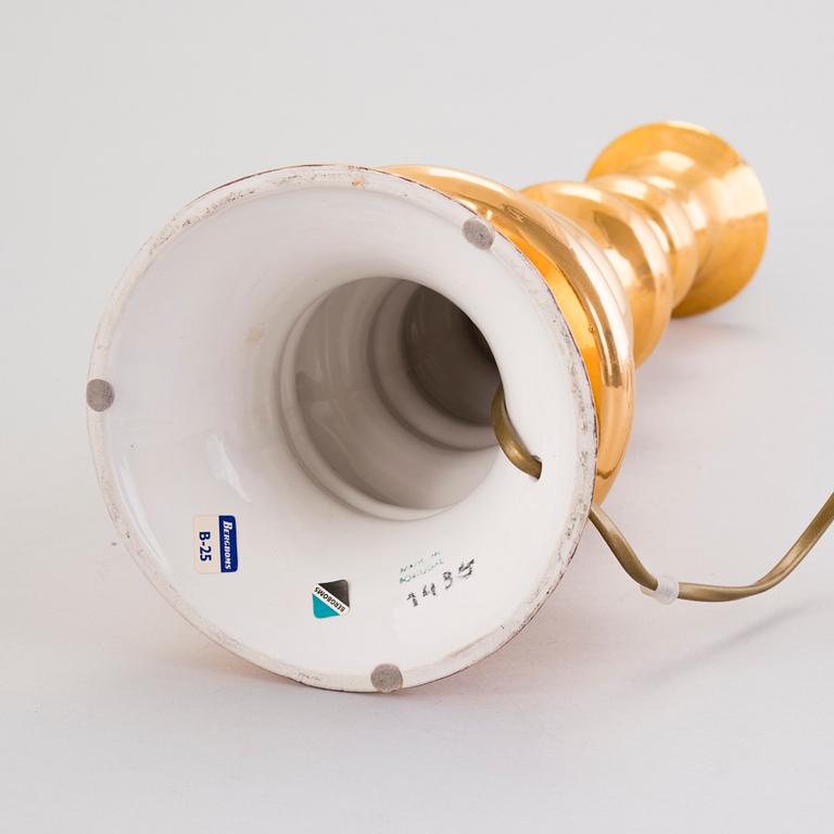 A Bergbom table lamp "B-25" in ceramic.