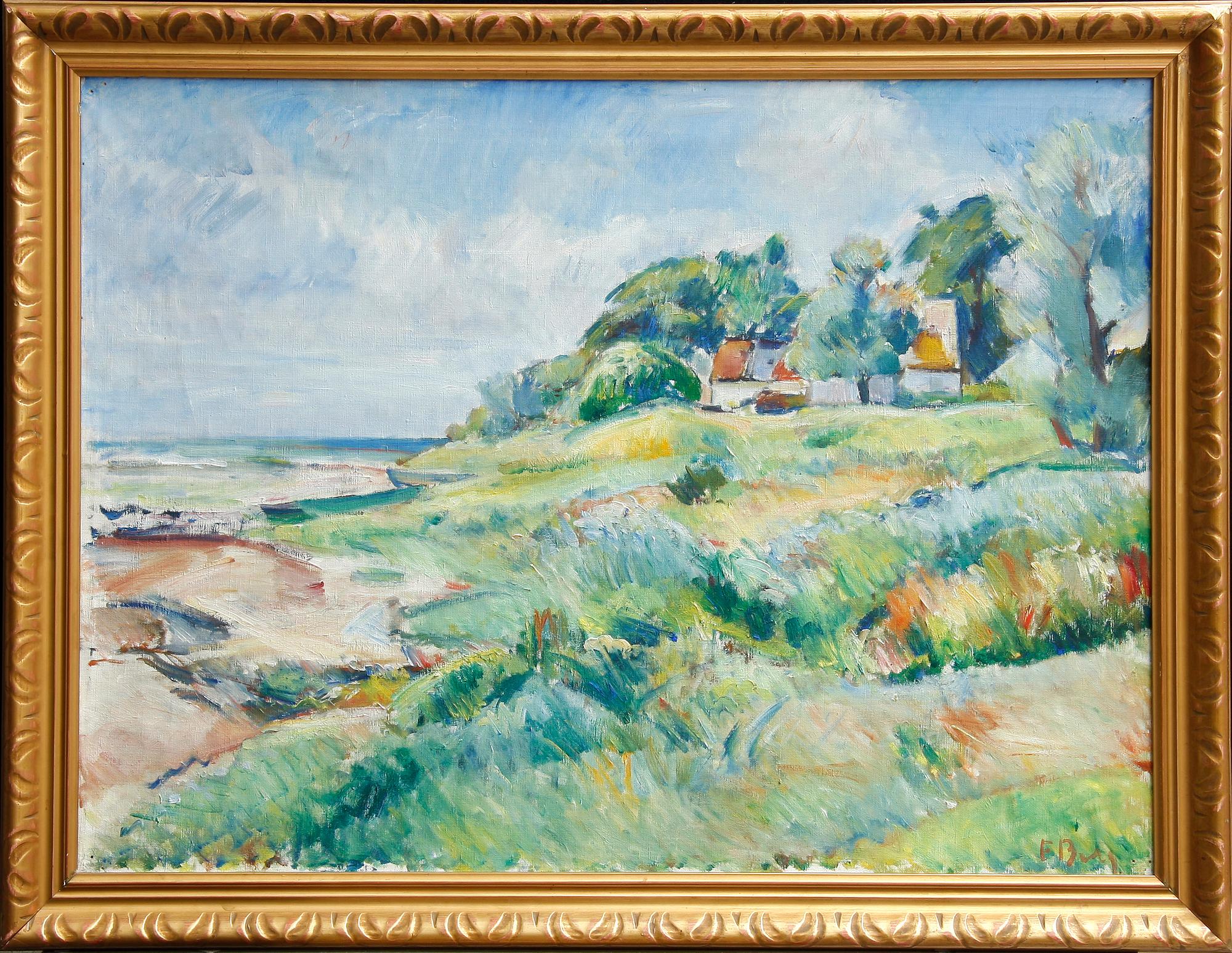 FRANS BERG, olja på duk, sign.