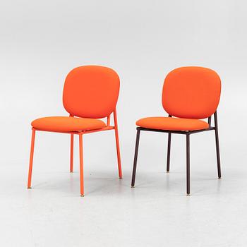 Mathieu Gustafsson, two prototype chairs, Ói, 2019.