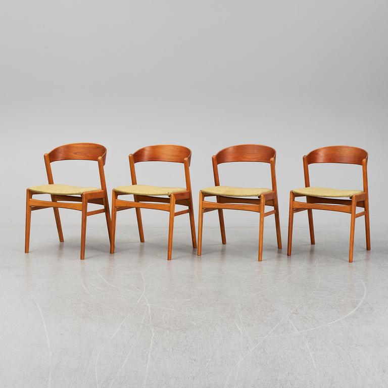 Four 1960s chairs.