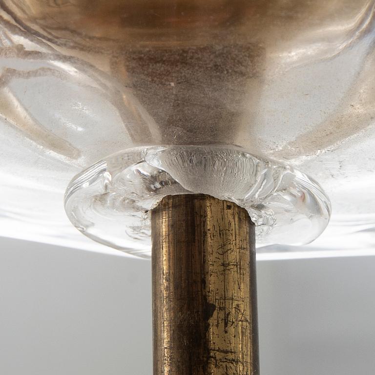 Ceiling lamp Orrefors mid-20th century.