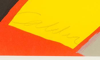 ALEXANDER CALDER, color lithograph, signed and marked 96/125.