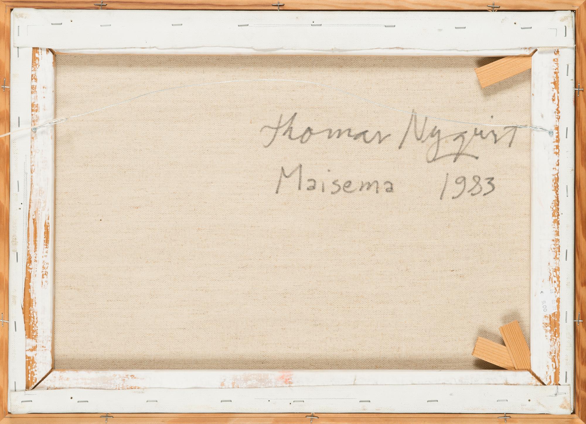 Thomas Nyqvist, a tergo signed and dated 1983.