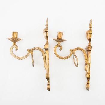 Wall sconces, 5 pcs, "Törne", from IKEA's 18th-century series, 1990s.