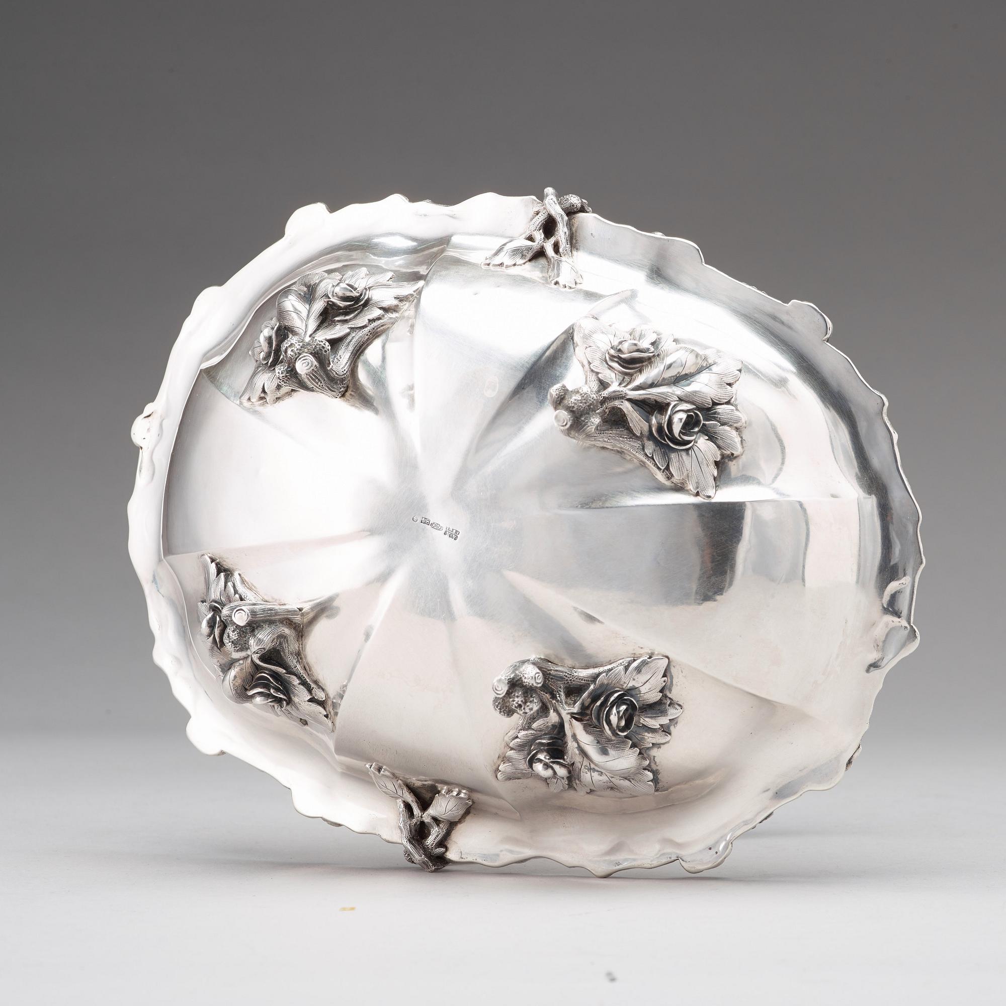 Fruktkorg, silver, oidentifierad mästare, S:t Petersburg 1861,