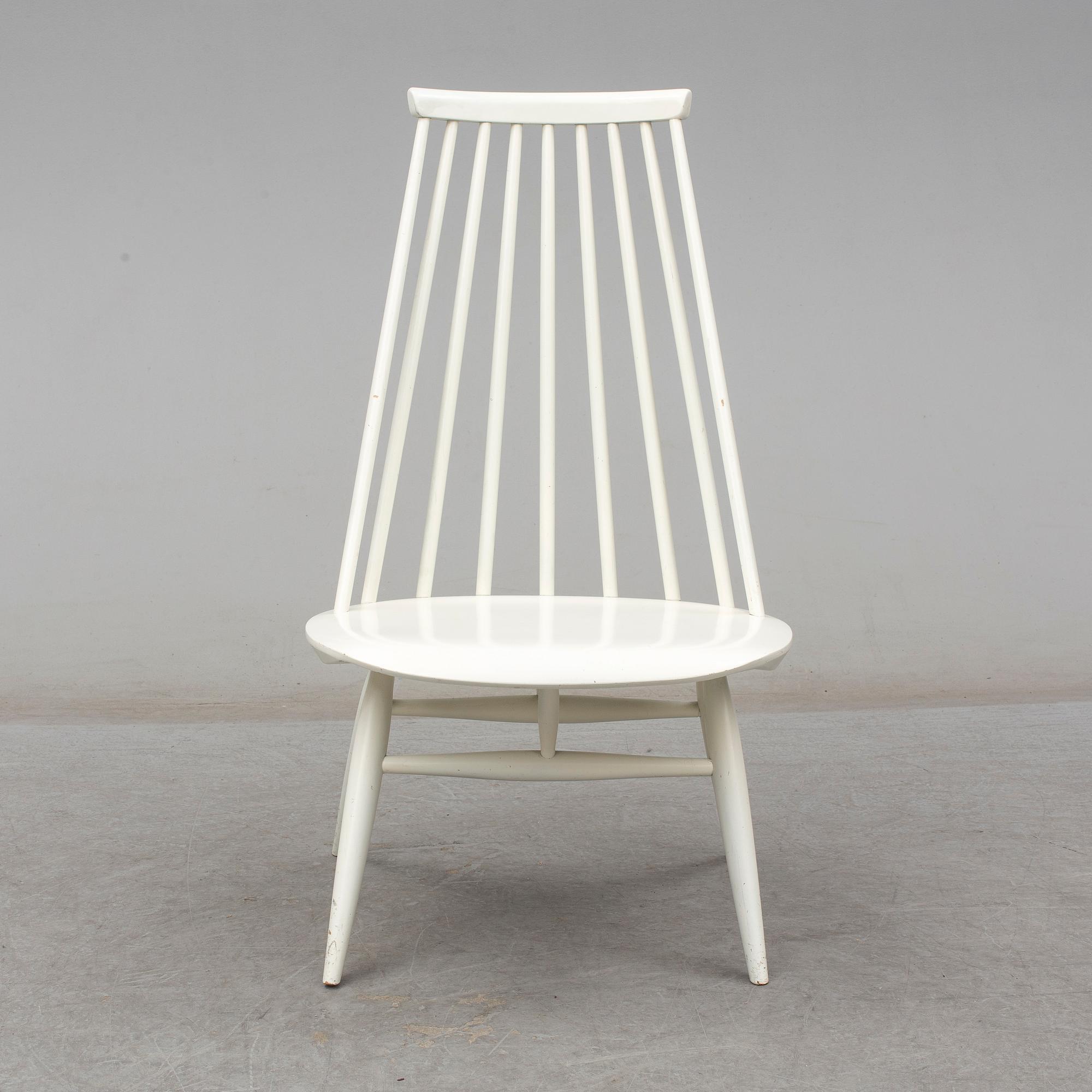ILMARI TAPIOVAARA, a painted 'Mademoiselle' chair from Edsbyverken, 1960.