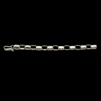 ARMLÄNK, sterlingsilver, Sven Erik Högberg, Göteborg, 1963. Vikt 34 g.