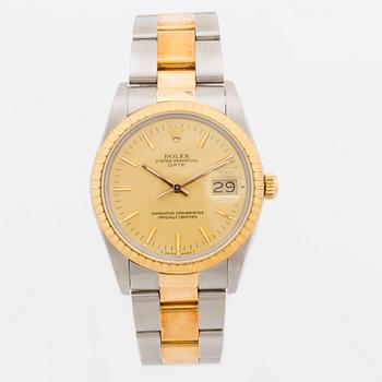 ROLEX, Oyster Perpetual Date, 34 mm,