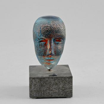 SKULPTUR, glas, Bertil Vallien, Boda, signerat, 1900-talets sista del.