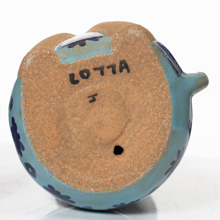 Lisa Larson, figuriner, 3 st, stengods, ur serien "Larsons ungar", Gustavsberg.