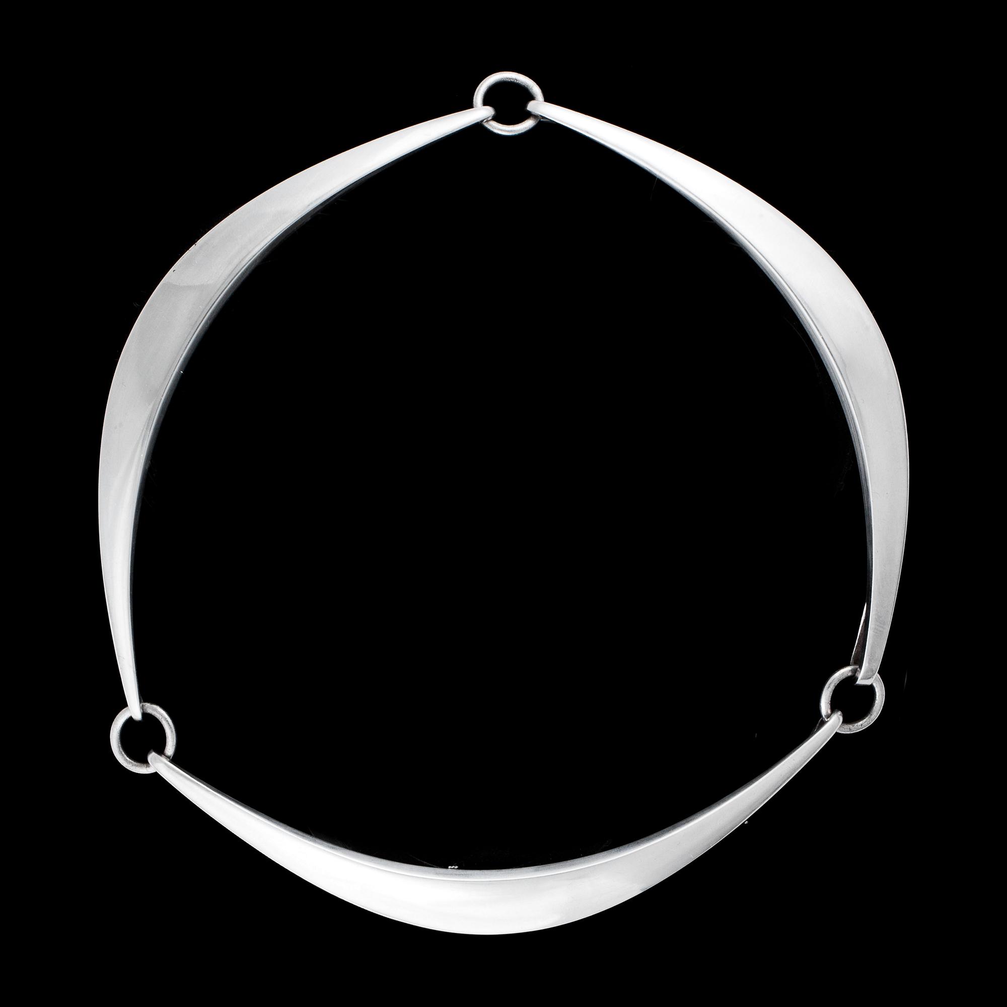 HALSSMYCKE, sterlingssilver, Hans Hansen, Danmark. Vikt ca 60 g.
