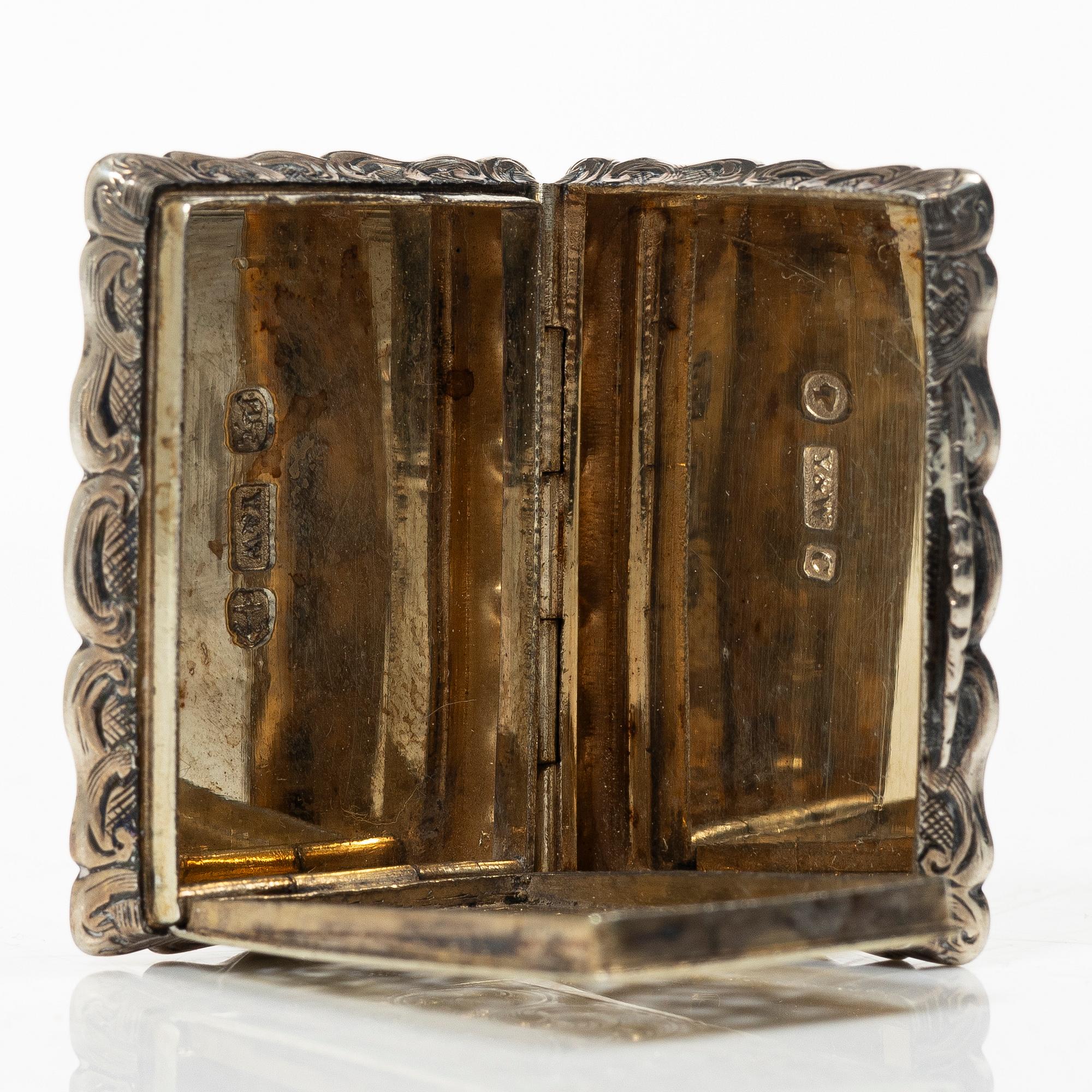 Dosor, 8 st, silver, Holland och England, mestadels 1800-tal.