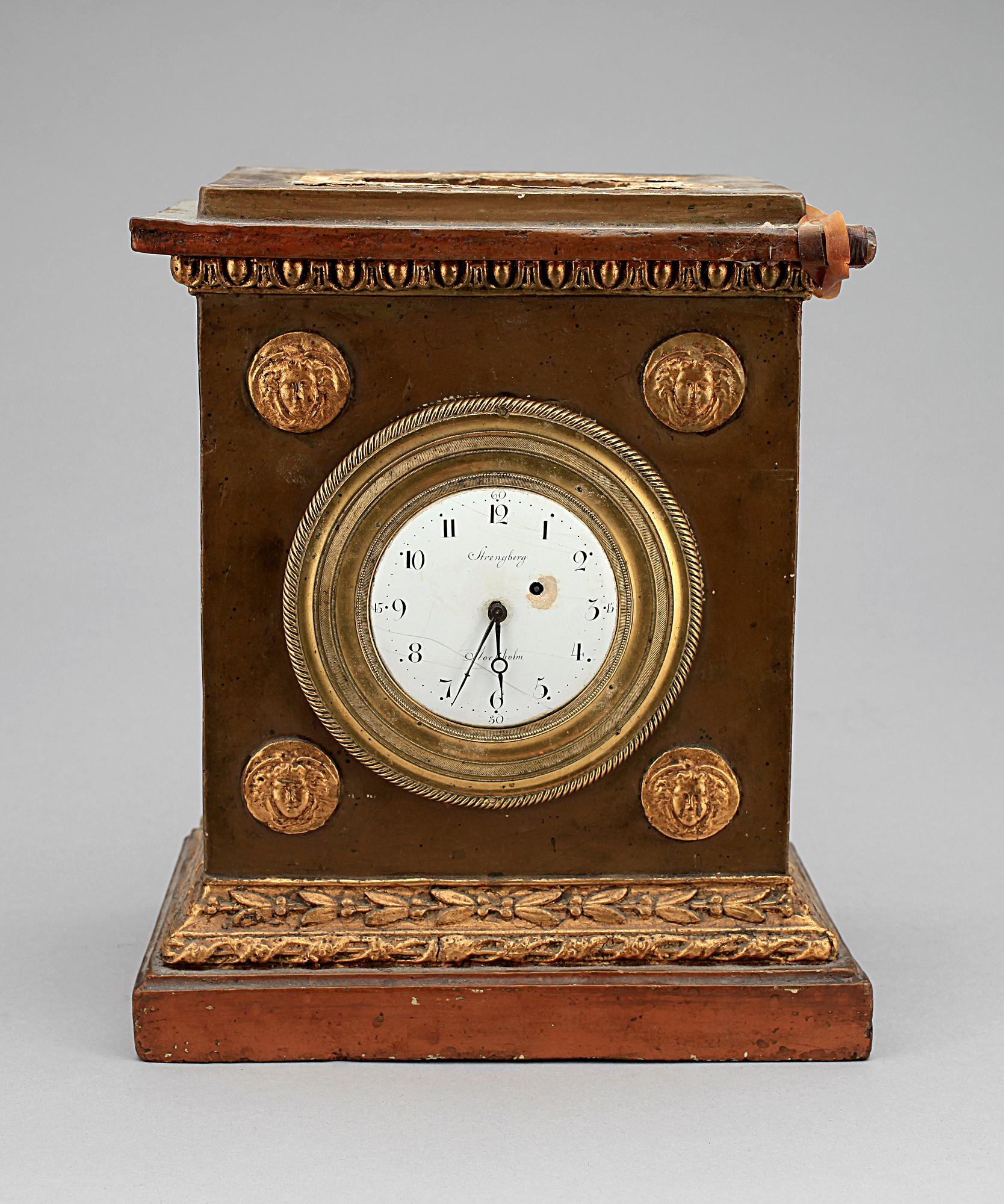 BORDSUR, Empire, urtavla märkt Strengberg, trol Peter Strengberg (1802-1831), Stockholm.