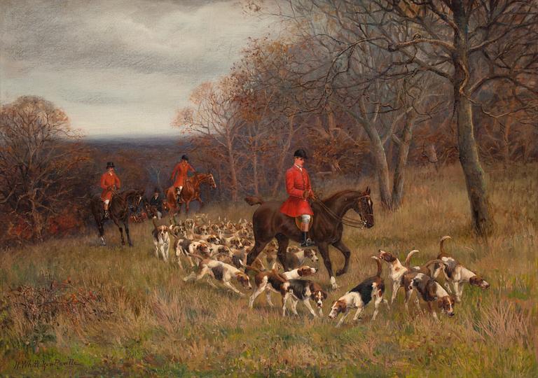 H. Whittaker Reveille, At the hunt.