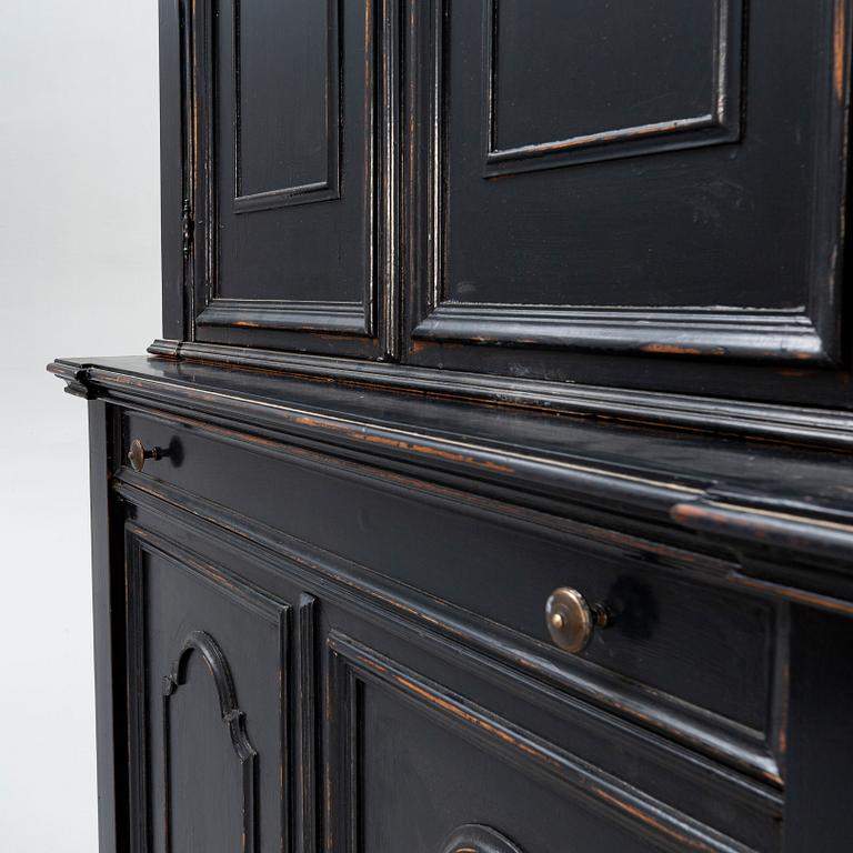 A modern painted cabinet.