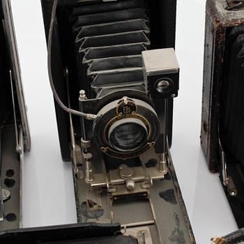 Ten cameras, first half of the 20th century.