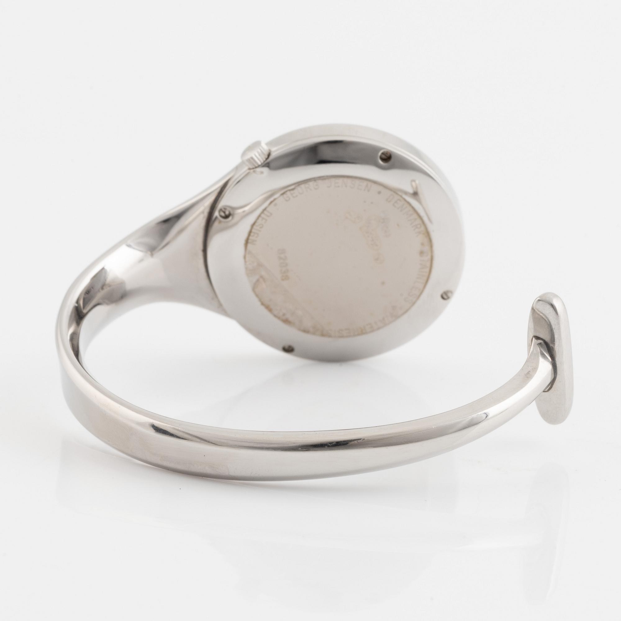 Georg Jensen, Vivianna, design Torun Bülow-Hübe, wristwatch, 33 mm.