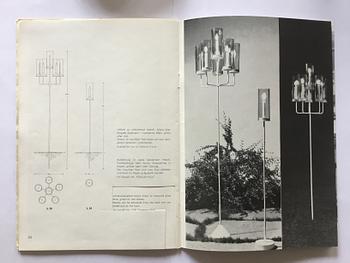 Hans-Agne Jakobsson, a floor candelabrum, model, ”L38”, Hans-Agne Jakobsson AB, Markaryd, 1950-60s,