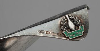 FAT, 2 st silver, Tapio Wirkkala, Kultakeskus, Tavastehus 1958. Vikt ca 40,8 g.