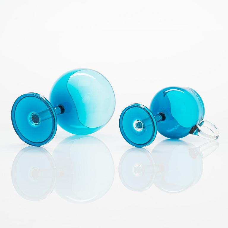 Nanny Still, glasservis, "Harlekin", 12 delar, Riihimäen Lasi Oy.