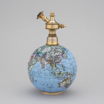 A FLASK WITH PUMP.