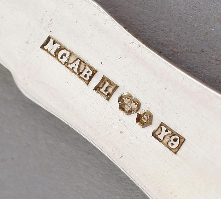 SAMLING SILVERFÖREMÅL, 42 delar, 1900-tal. Vikt ca 524 gram.