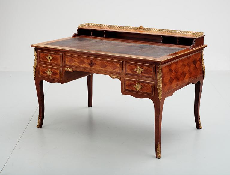 SKRIVBORD, Louis XV-stil, Gustav L Sahlholm, 1908.