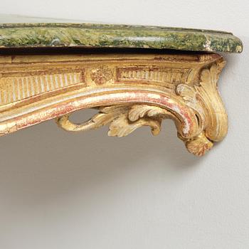 A Swedish Rococo console table.